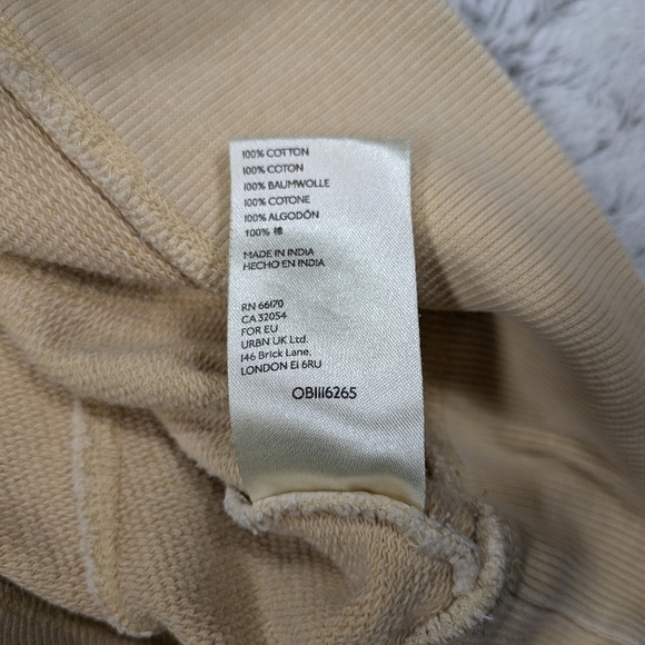 Maeve Anthropologie Sweatshirt Women's S Yellow Highland Park Los Angeles Retro - Picture 6 of 7